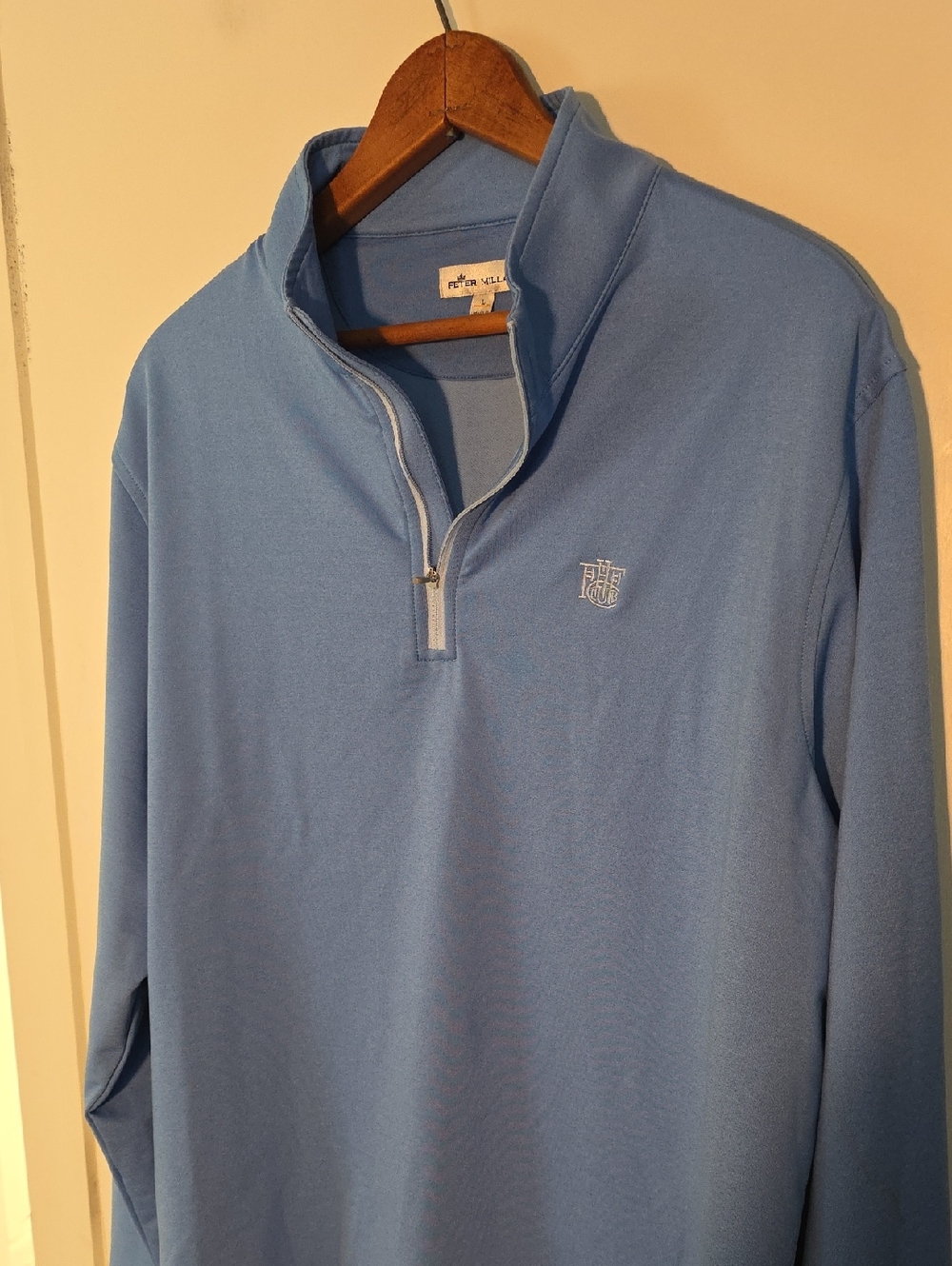 Peter Millar Large Sky Blue Golf Quarter-Zip Perfect Condition